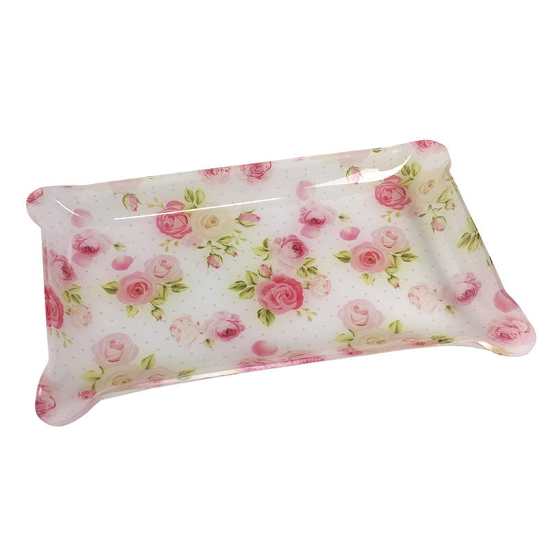 ROSE SERVING TRAY